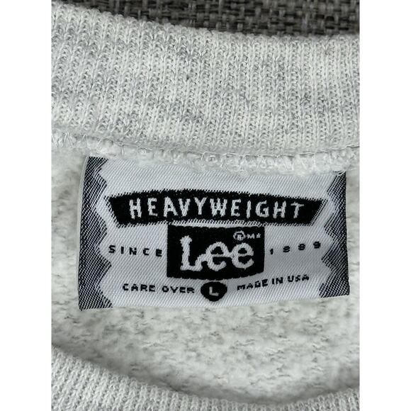 Michigan Wolverines Sweatshirt Mens Large Gray NCAA College Football Lee USA 90s - Picture 10 of 12